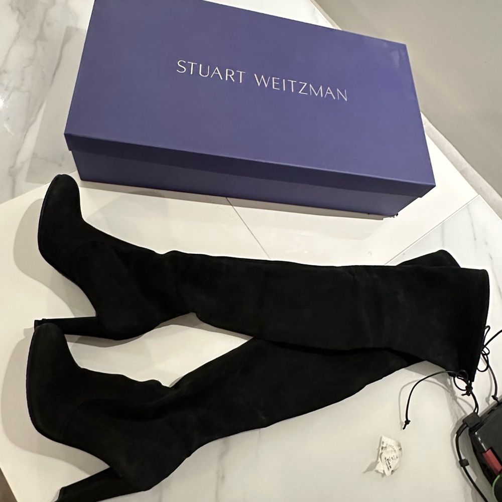 Stuart Weitzman Highland suede Boot SZ 7